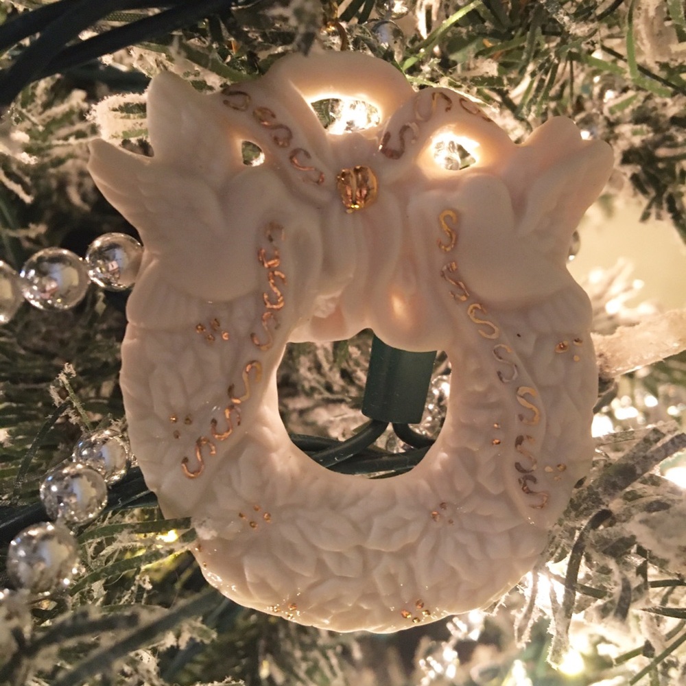 Elegant Cream Holiday Ornament